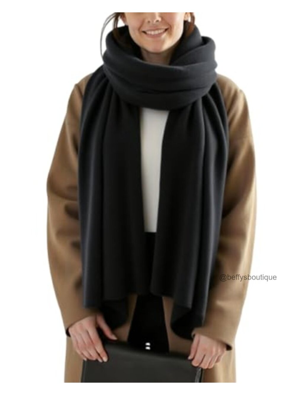 Chunky Oversized Winter Scarf Shawl Wrap Soft Acrylic Women